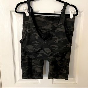 Fabletics Camo Bike Short Set